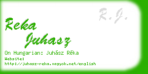 reka juhasz business card