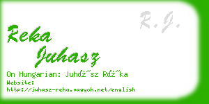 reka juhasz business card